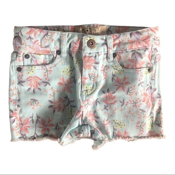 Luck Brand Riley Floral frayed shorts 7 - Picture 1 of 5